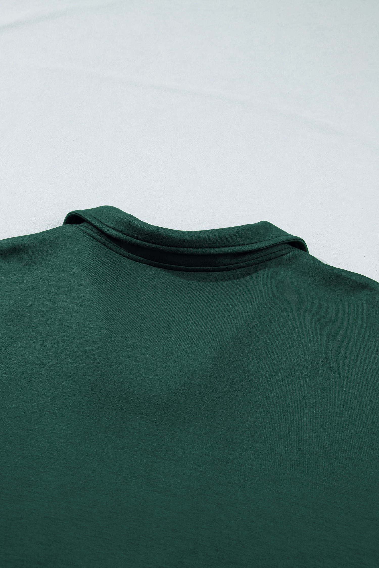 Plus Size Evergreen  Glow Studded Zip up T Shirt Dress with Pockets