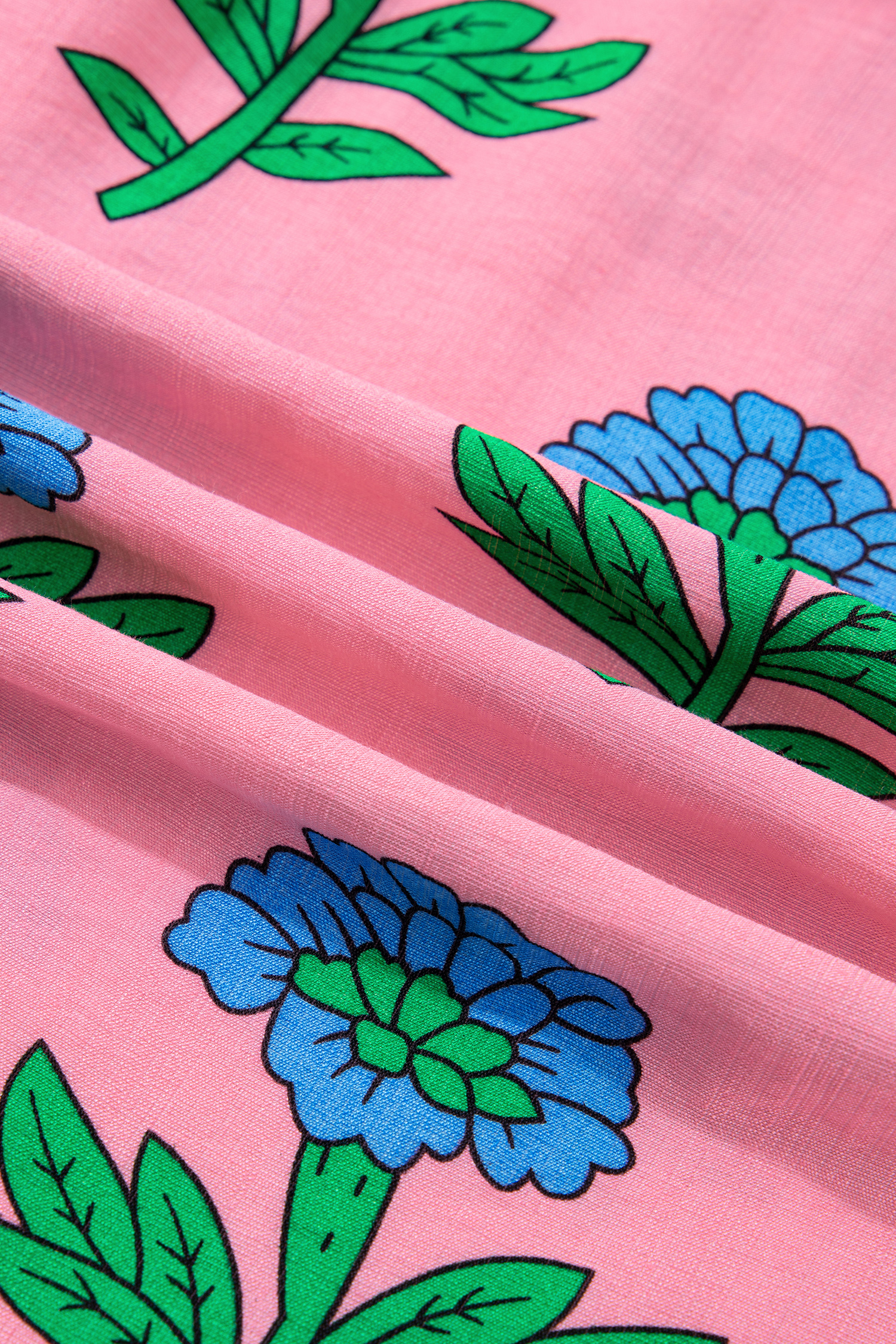 Plus Size Pink  Striped V Neck Ruffled Floral Long Dress