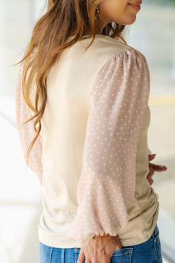 Parchment Long Sleeve Tops