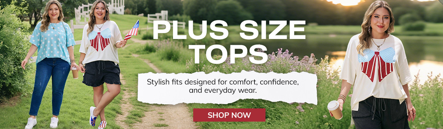 Wholesale Plus Size Tops & Tees