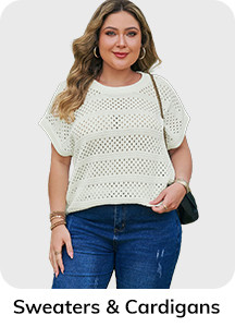 Plus Size Sweaters & Cardigans Wholesale