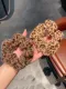 Scrunchie plisado de leopardo