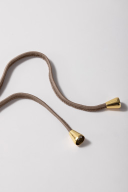 White Leopard Elastic Waistband Lace up Contrast Trim Casual Shorts