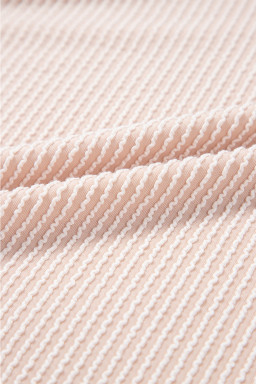 Jet Stream Corded Lantern Sleeve Top High Waist Ruffled Mini Skirt Set