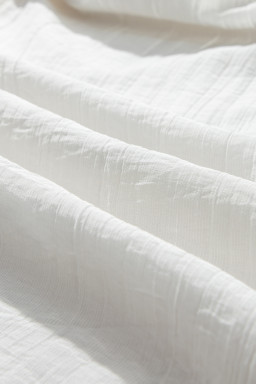 White Casual Tie Waist Pleated Wide Leg Pants