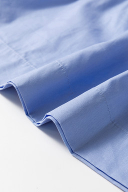 Myosotis Ribbed Vest Patchwork Tiered Midi Dress with Pockets