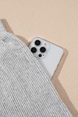 Light Grey 3 Pieces Rib Crop Camisole Matching Shorts Lounge Set with Cardigan