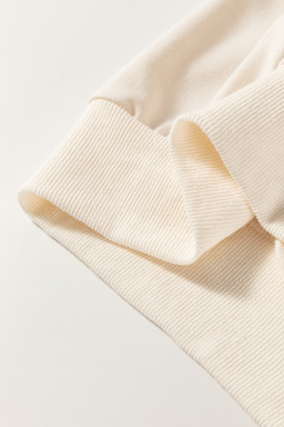 Jet Stream Lace Crochet Short Sleeve Round Neck T Shirt