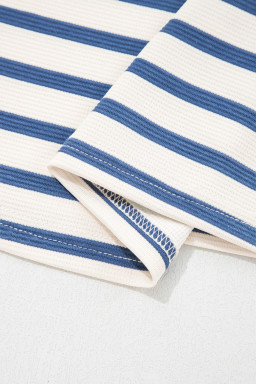 Blue Stripe Blouses & Shirts
