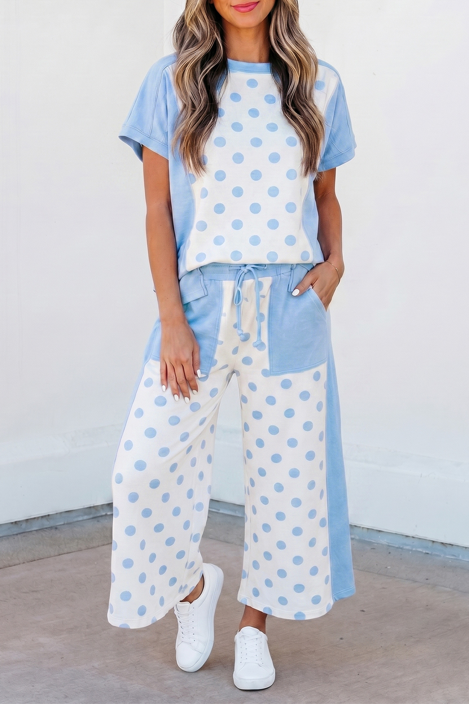 Sky Blue Pant Sets
