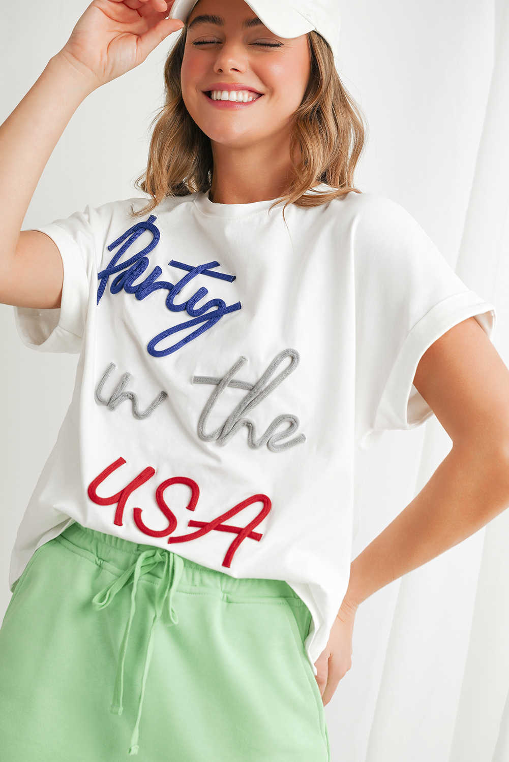 White Party in the USA Graphic T Shirt