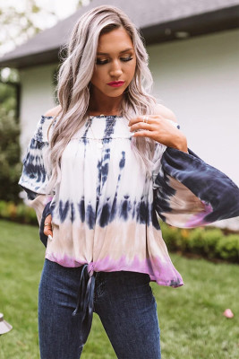 Love Triangle Off Shoulder Tie Top
