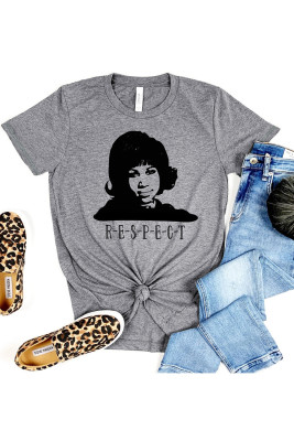 RESPECT Graphic Gray Tee