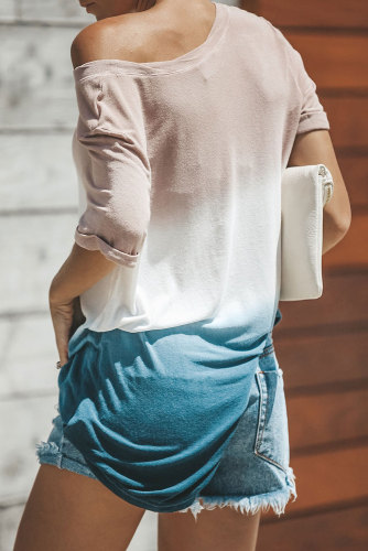 Blue Fade Perfect Ombre Tee