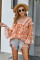 Orange Boho Print Free Flowing Tunic