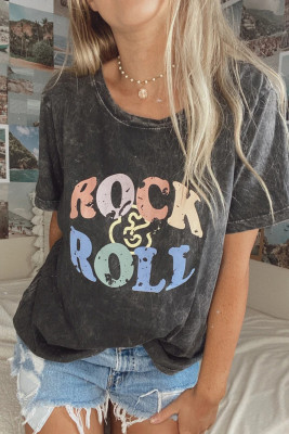 Retro ROCK&ROLL Graphic Tee