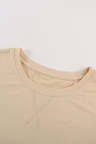 Apricot Crew Neck Colorblock Tee