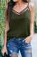 Green Embossed Mesh Cami Tank