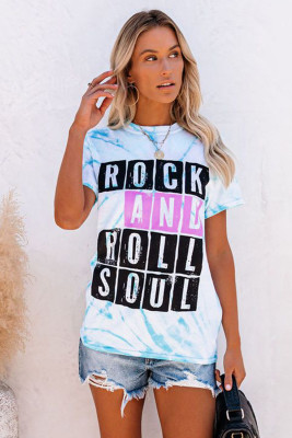 ROCK AND ROLL SOUL Tie-dye Tee