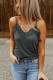 Spaghetti Straps Lace V Neck Vest