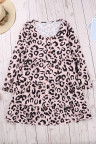 Leopard Tiered Babydoll Dress