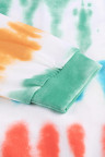 Fashion Tie Dye Long Sleeve Sweatshirt Dress