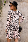 Leopard Tiered Babydoll Dress