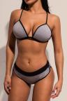 Gray Sports Swimming Bikini Set