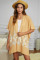 Yellow Spring Daisy Woven Kimono