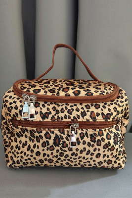 Leopard Print Casual Handbag