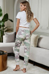 Camo Print Knit Sport Pants