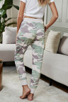 Camo Print Knit Sport Pants