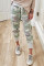 Camo Print Knit Sport Pants