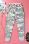 Camo Print Knit Sport Pants