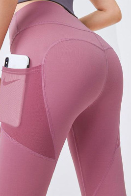Pink Seamless Workout Yoga Fitness Tiktok Leggings