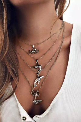 Fashion Beach Series Multi-layer Necklace Set