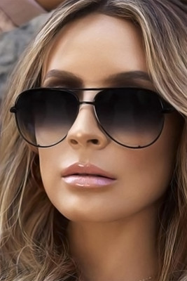 Black UV Protection Aviator Sunglasses