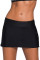 Plus Size Black Skirted Swim Bikini Bottom