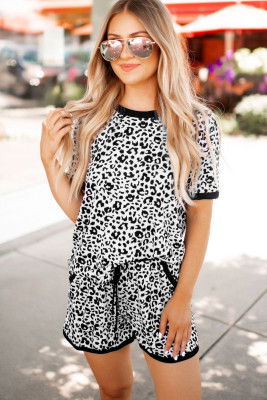 Leopard Print Lounge Set