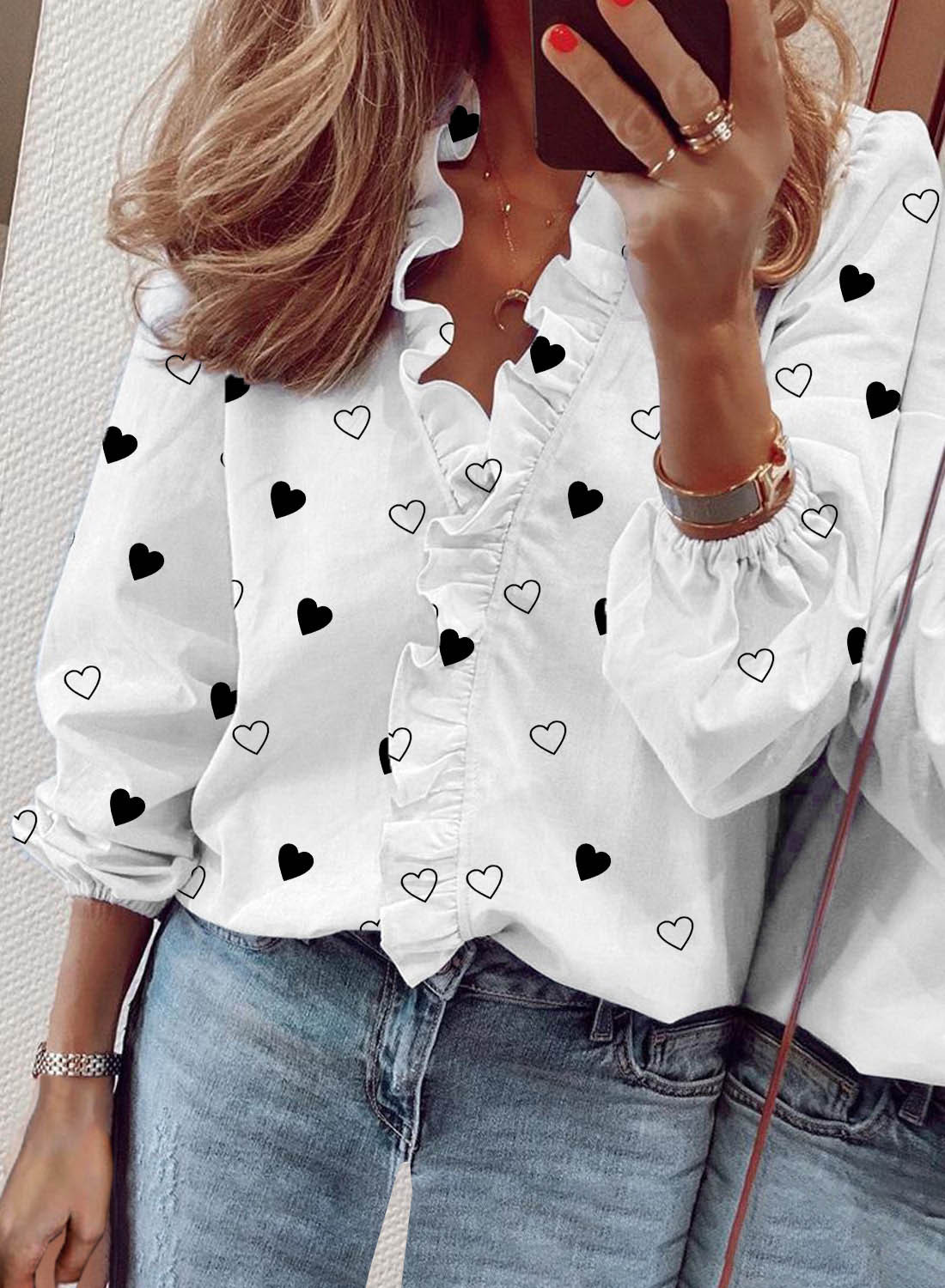 heart shaped shirt