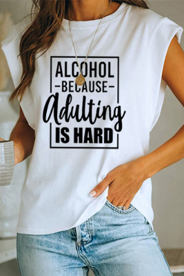 Women's T-shirts Letter Print T-shirt