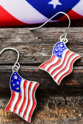 Women's Earrings Flag Alloy Earrings