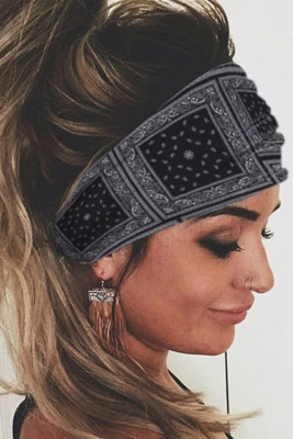 American Flag Camouflage Elastic Yoga Sports Wide Headband