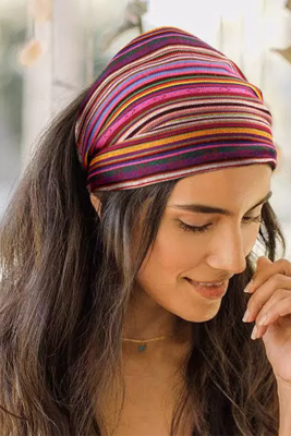 Colorful Striped Casual Wide Headband