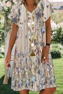 Women's Dresses Floral Print Mini Dress