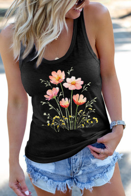 Women's Tank Tops Floral Print Top