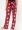 Women's Pants Christmas Plaid Straight Mid Waist Full Length Pants