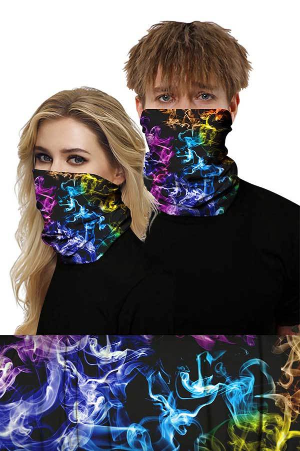 Unisex Outdoor Sports Multifunctional Neck Gaiter Windproof Skull Face Shields