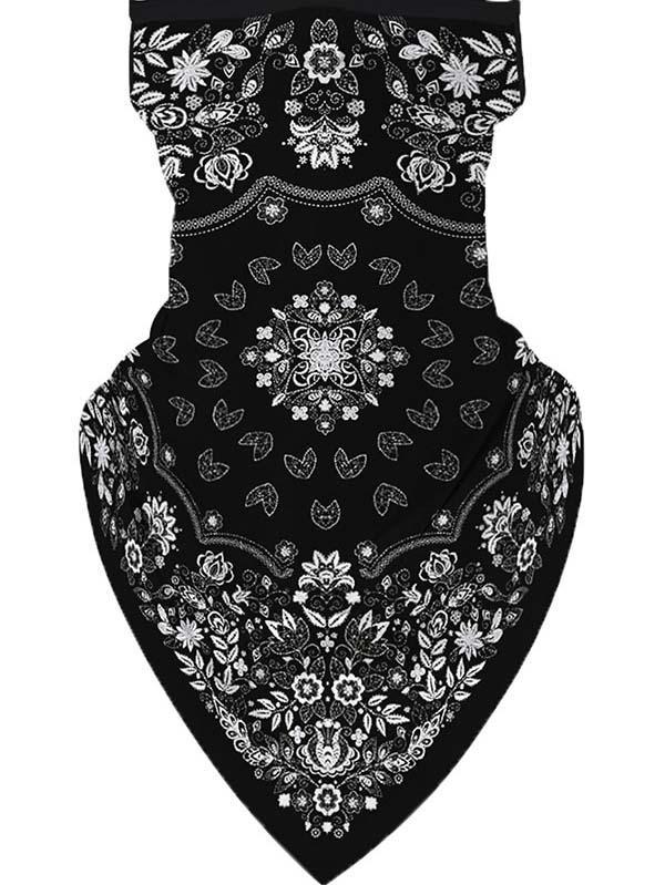 Unisex Novelty Print Bandanas Cooling Neck Gaiter With Earloops