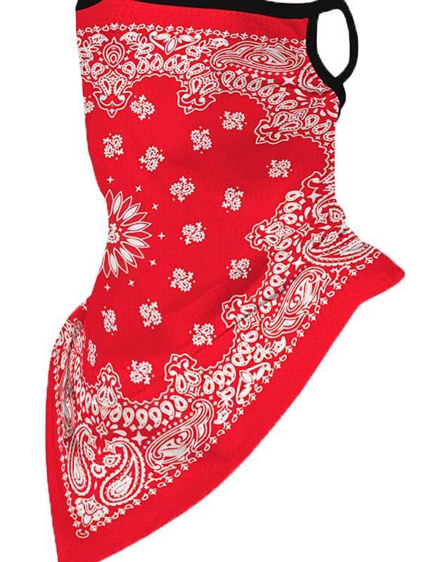 Unisex Novelty Print Bandanas Cooling Neck Gaiter With Earloops